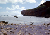 Wilcommen, No. 0153 Black Sand at Jeffrey's Beach, Saipan